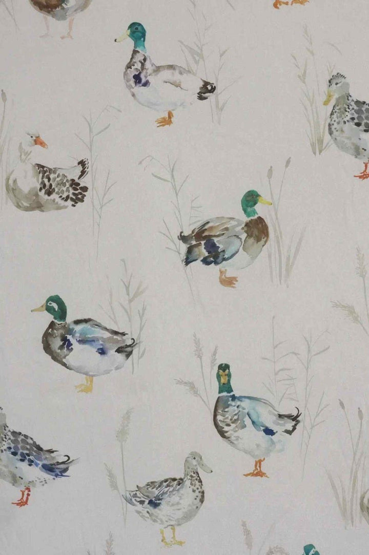 Voyage Paddling Ducks Large Linen Fabric  