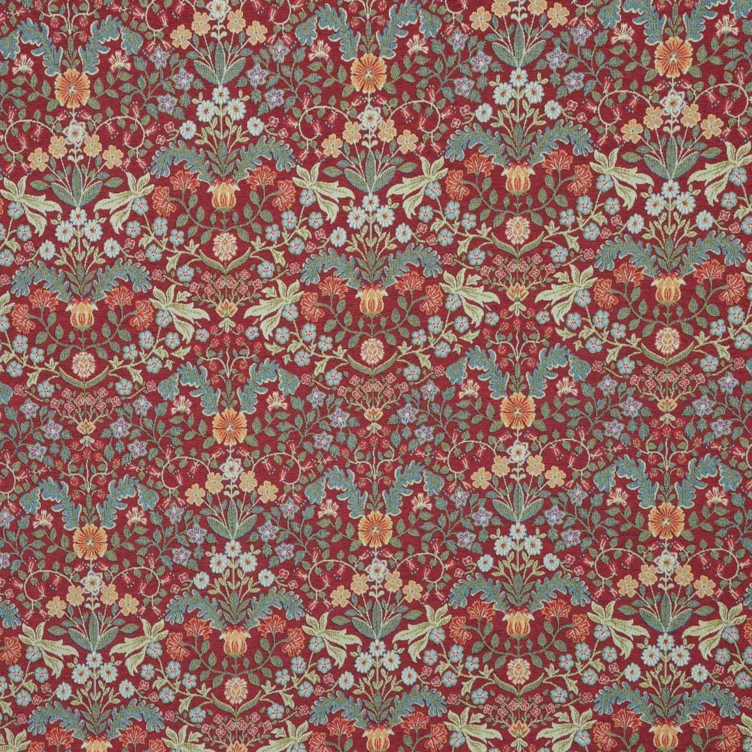 Barrington Morris Tapestry Claret Fabric