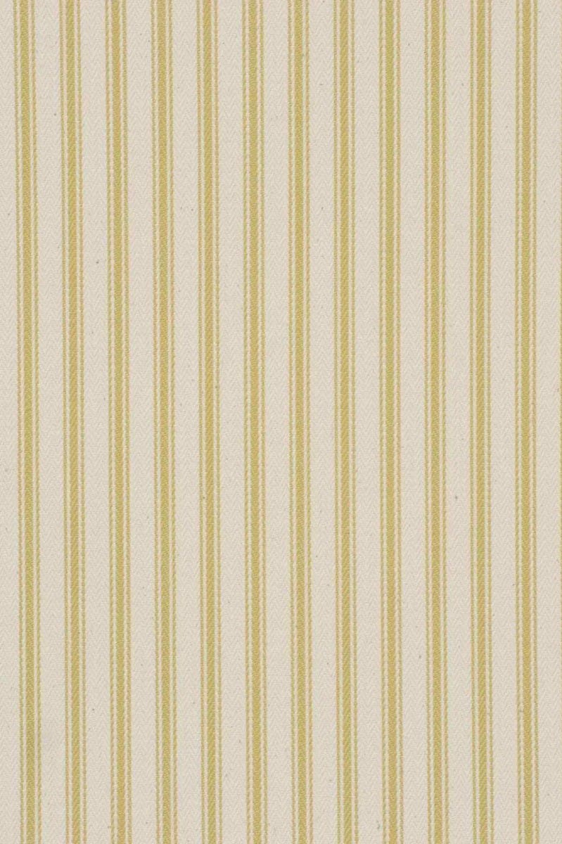 Kent Ticking Stripe Ochre Fabric
