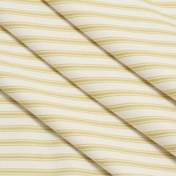 Kent Ticking Stripe Ochre Fabric