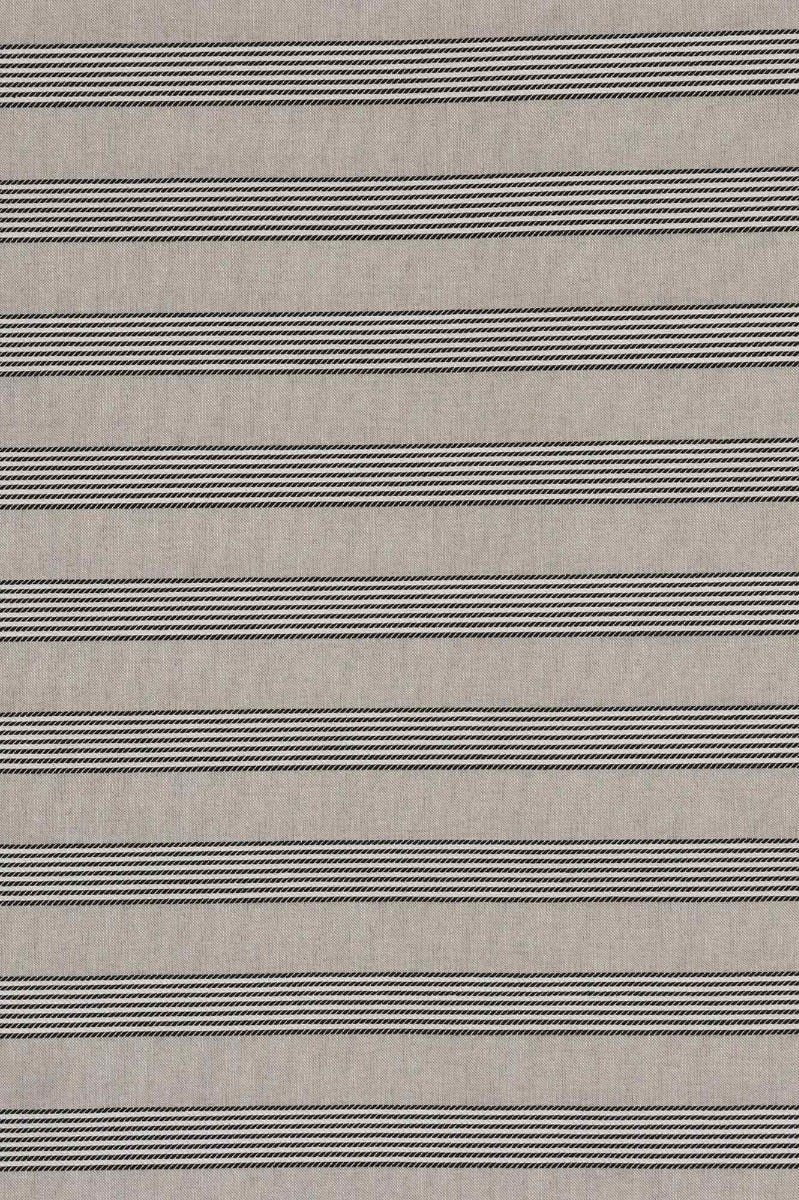 Dartmouth Stripe Black Double Width Fabric