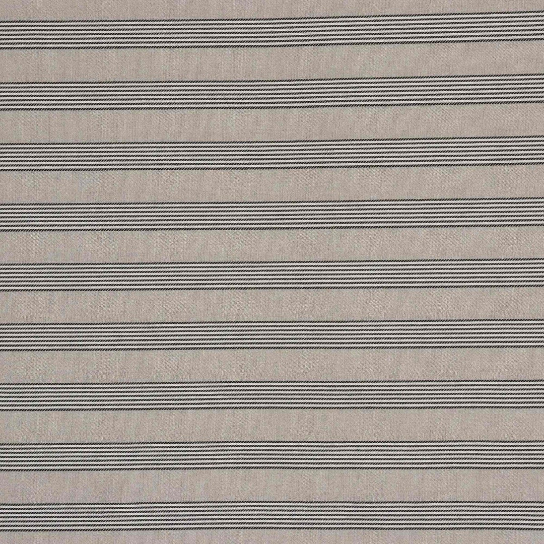 Dartmouth Stripe Black Double Width Fabric