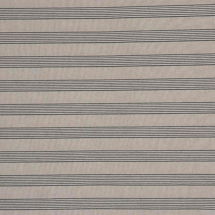 Dartmouth Stripe Black Double Width Fabric