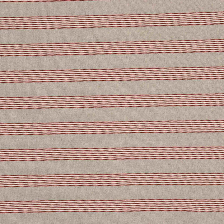 Dartmouth Stripe Red Double Width Fabric