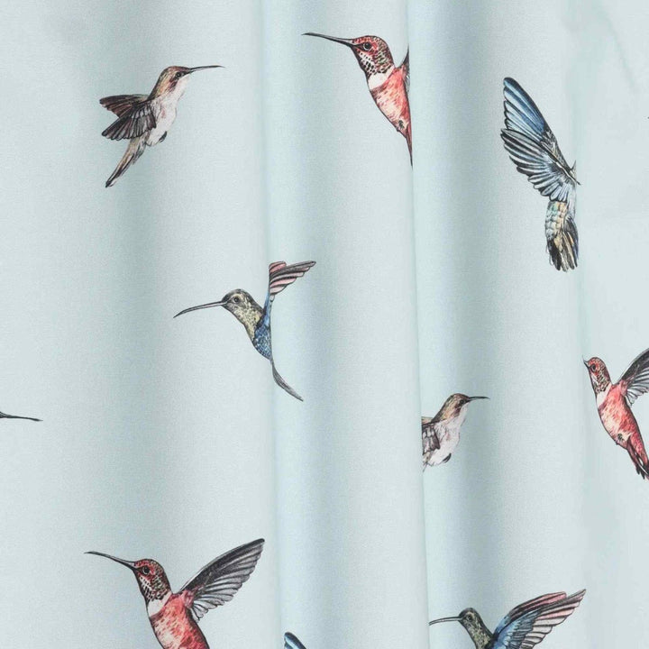 Hummingbirds Duck Egg Fabric