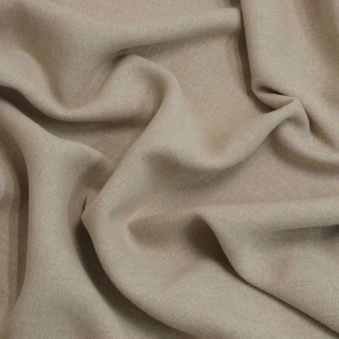 Madrid Natural Linen Double Width Fabric