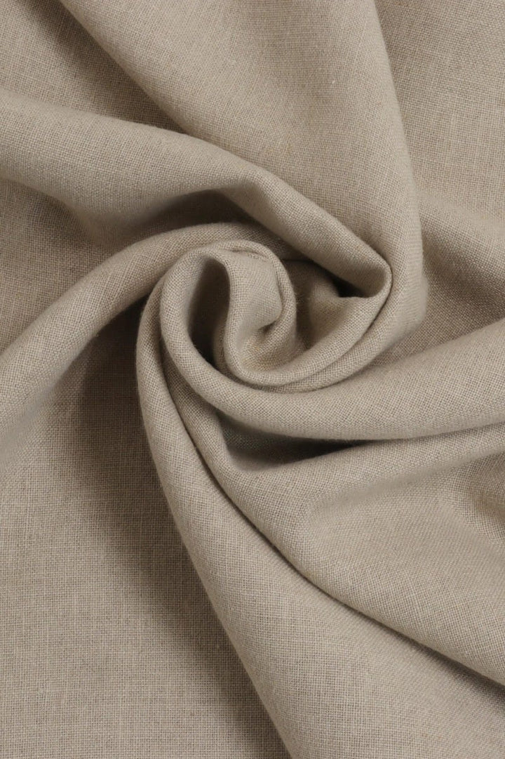 Madrid Natural Linen Double Width Fabric