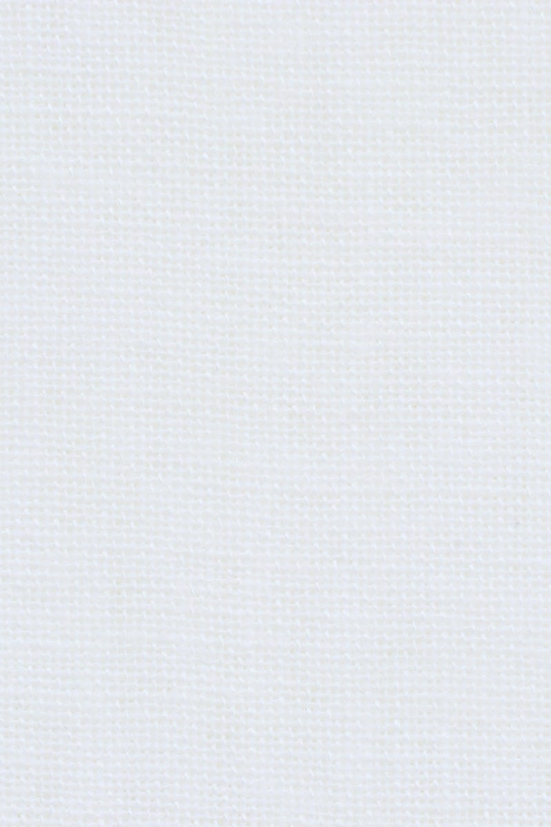 Madrid Bleached White Linen Double Width Fabric