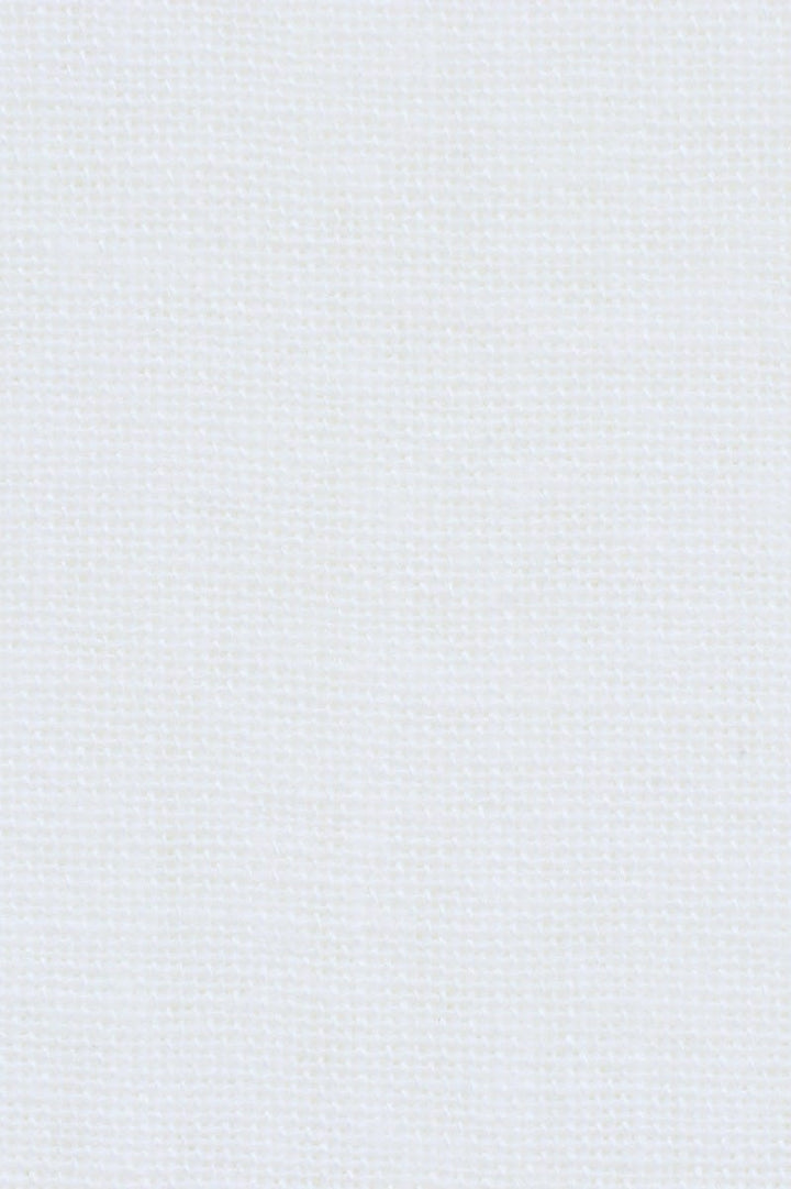 Madrid Bleached White Linen Double Width Fabric