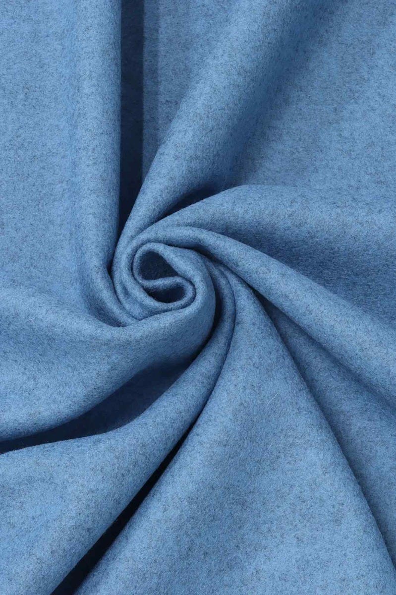 Glamorgan Light Aqua Wool Fabric  