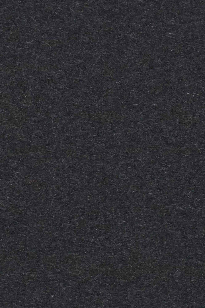 Glamorgan Pitch Black 100% Wool Fabric