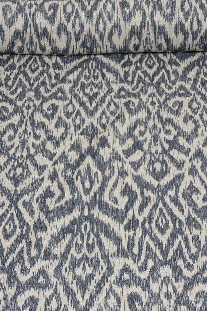 Bohemian Ikat Indigo Fabric