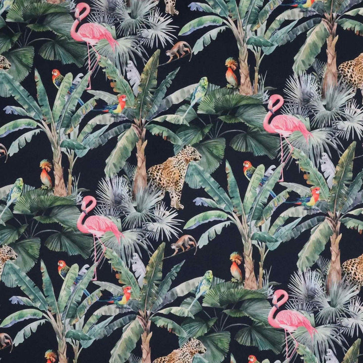 Wild Tropics Velvet Fabric