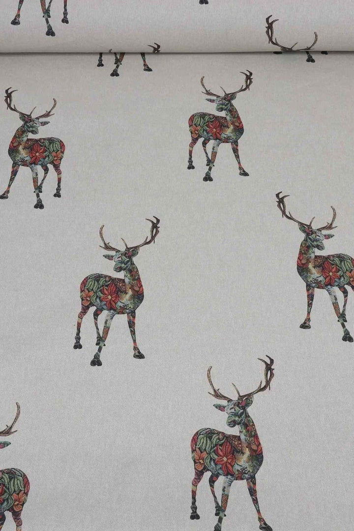 Vintage Stag Fabric