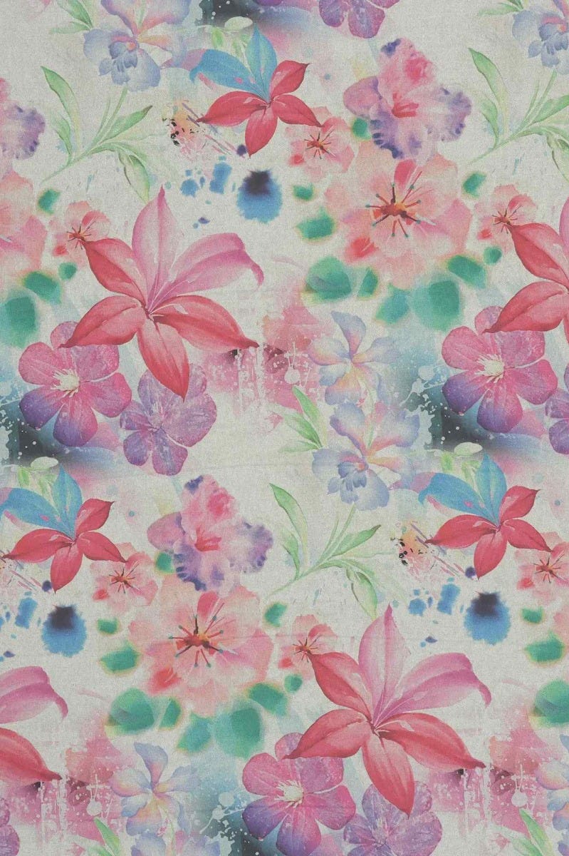 Vivid Lily Pink Fabric