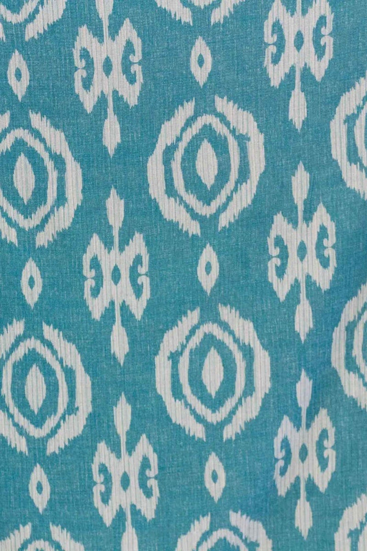 Bali Ikat Teal Fabric