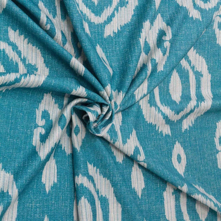 Bali Ikat Teal Fabric