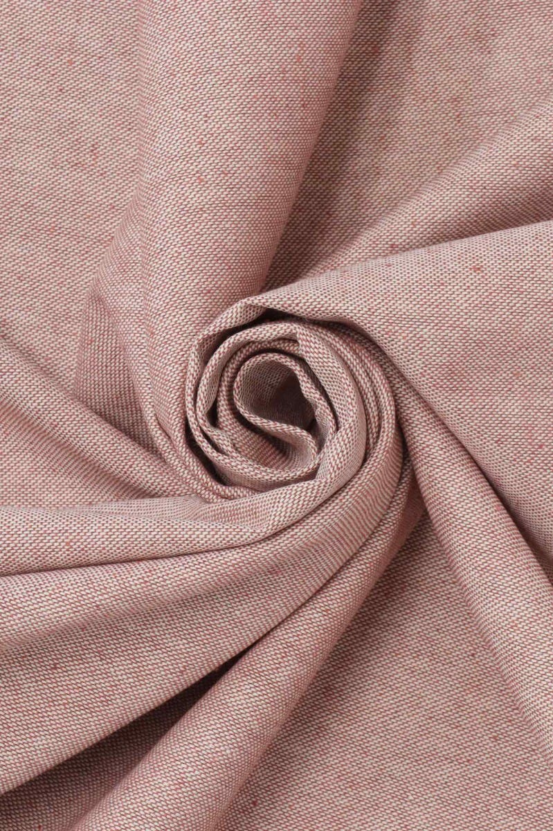 Oatmeal Linen Pink Double Width Fabric