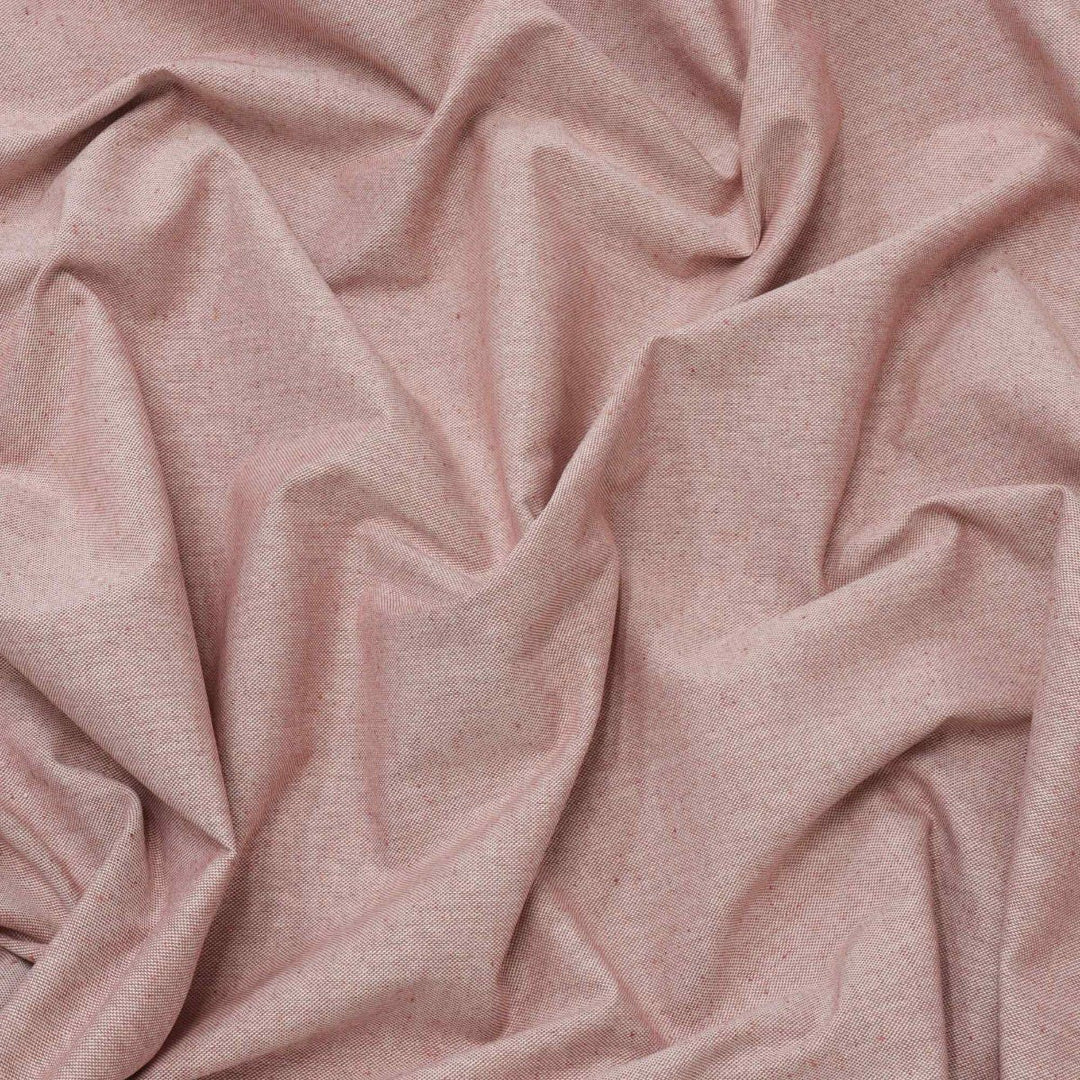 Oatmeal Linen Pink Double Width Fabric