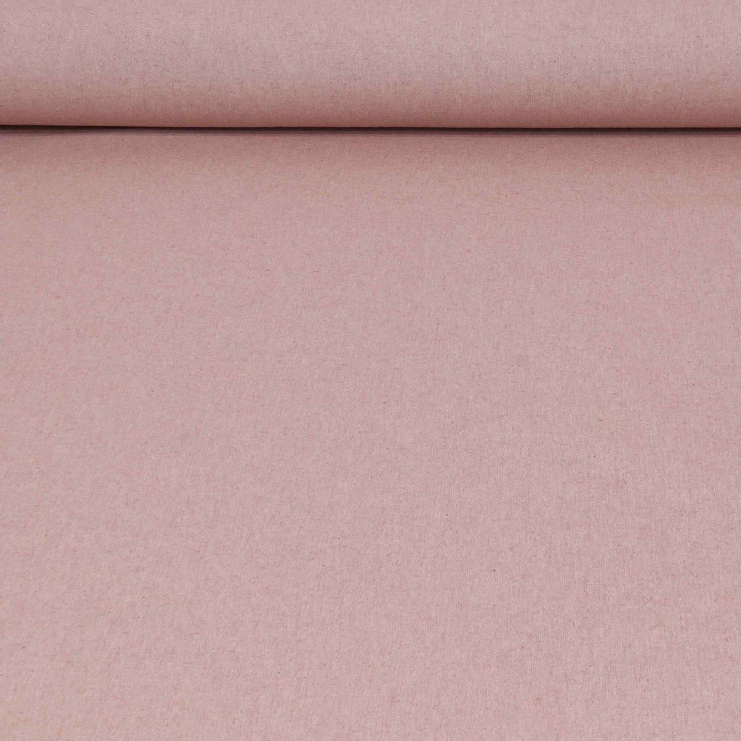 Oatmeal Linen Pink Double Width Fabric