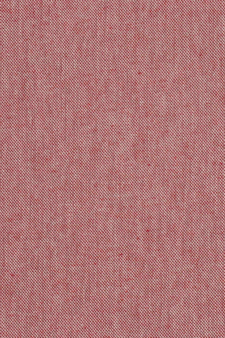 Oatmeal Linen Red Double Width Fabric