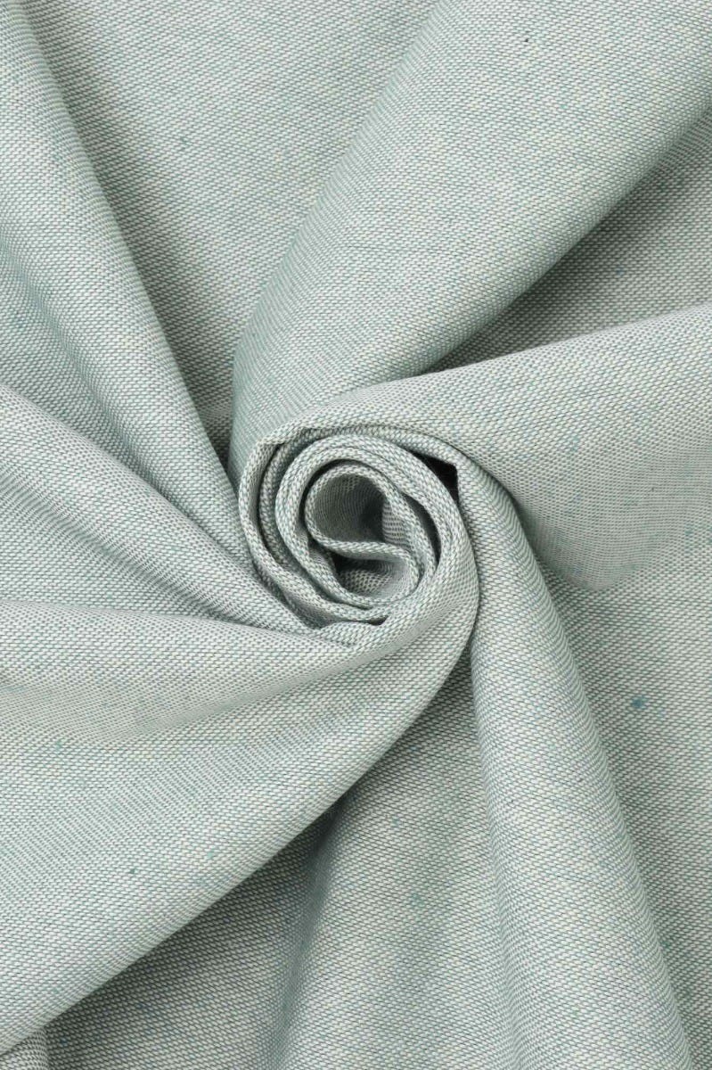 Oatmeal Linen Green Double Width Fabric