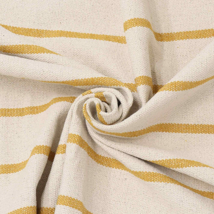 Austin Deck Stripe Mustard Fabric