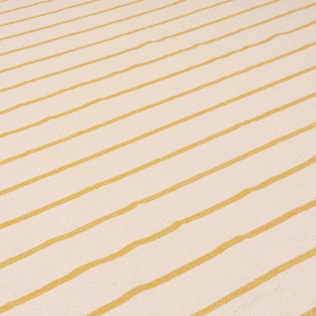 Austin Deck Stripe Mustard Fabric