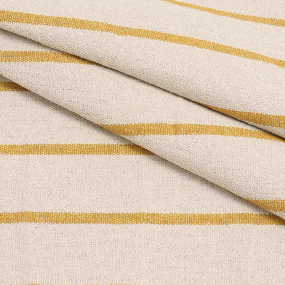 Austin Deck Stripe Mustard Fabric