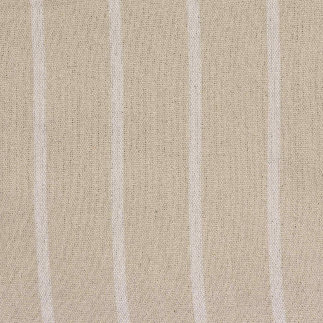 Austin Deck Stripe White Fabric