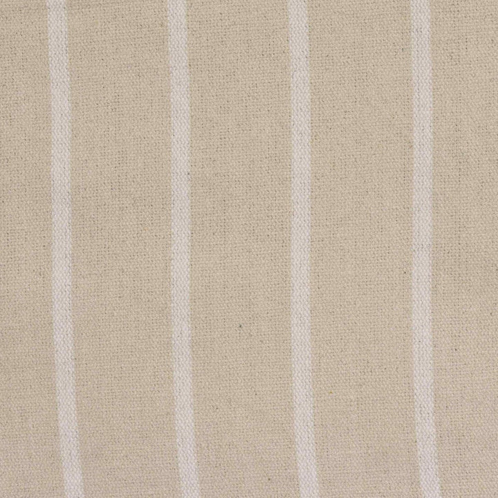 Austin Deck Stripe White Fabric