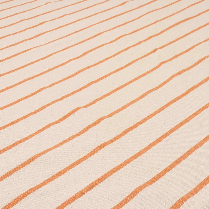 Austin Deck Stripe Orange Fabric