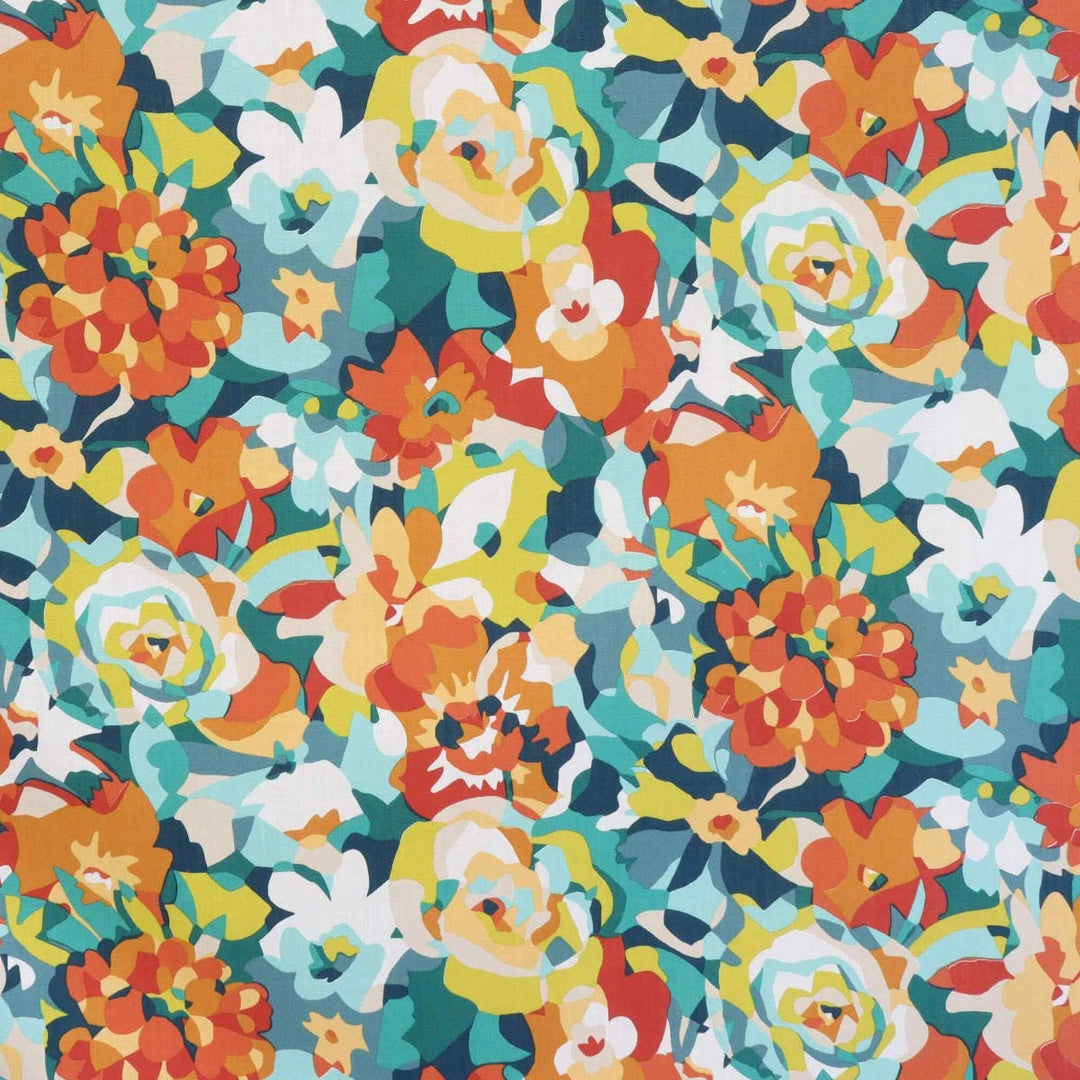 Joni Floral Terracotta Fabric