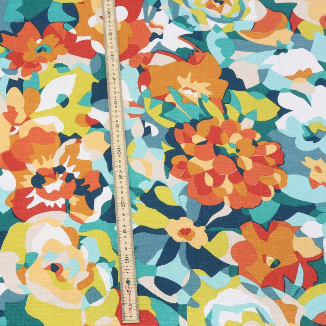 Joni Floral Terracotta Fabric