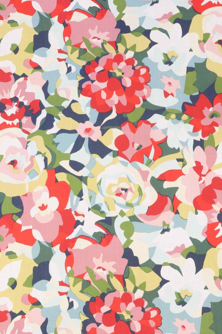 Joni Floral Pink Fabric