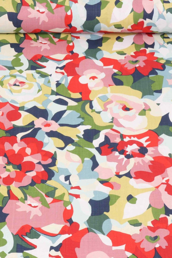 Joni Floral Pink Fabric