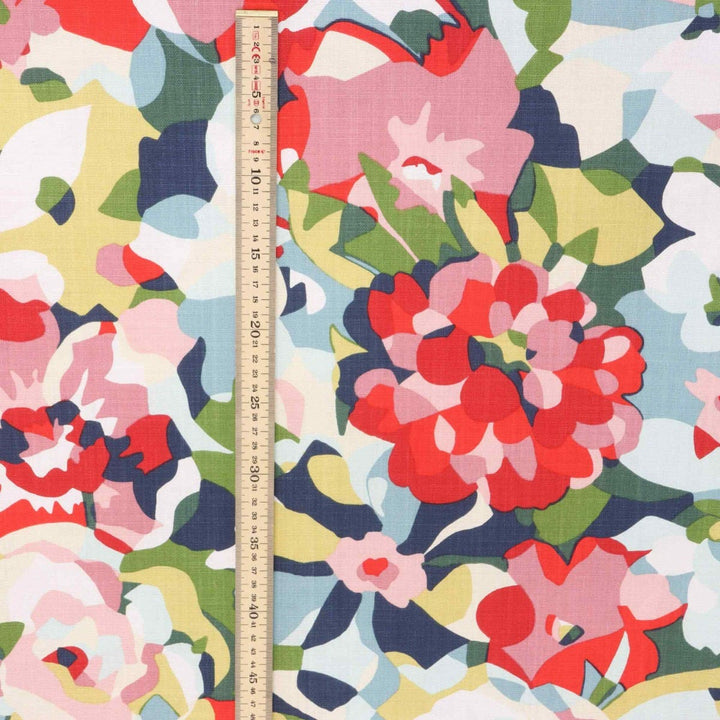 Joni Floral Pink Fabric