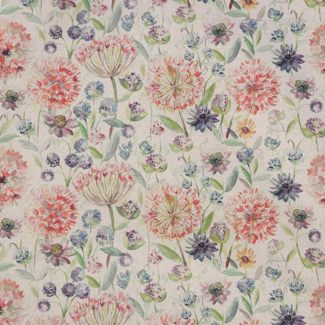 Voyage Pom Pom Floral Summer Fabric