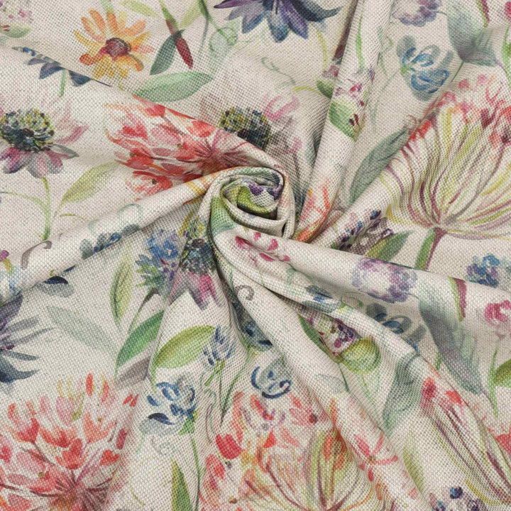 Voyage Pom Pom Floral Summer Fabric