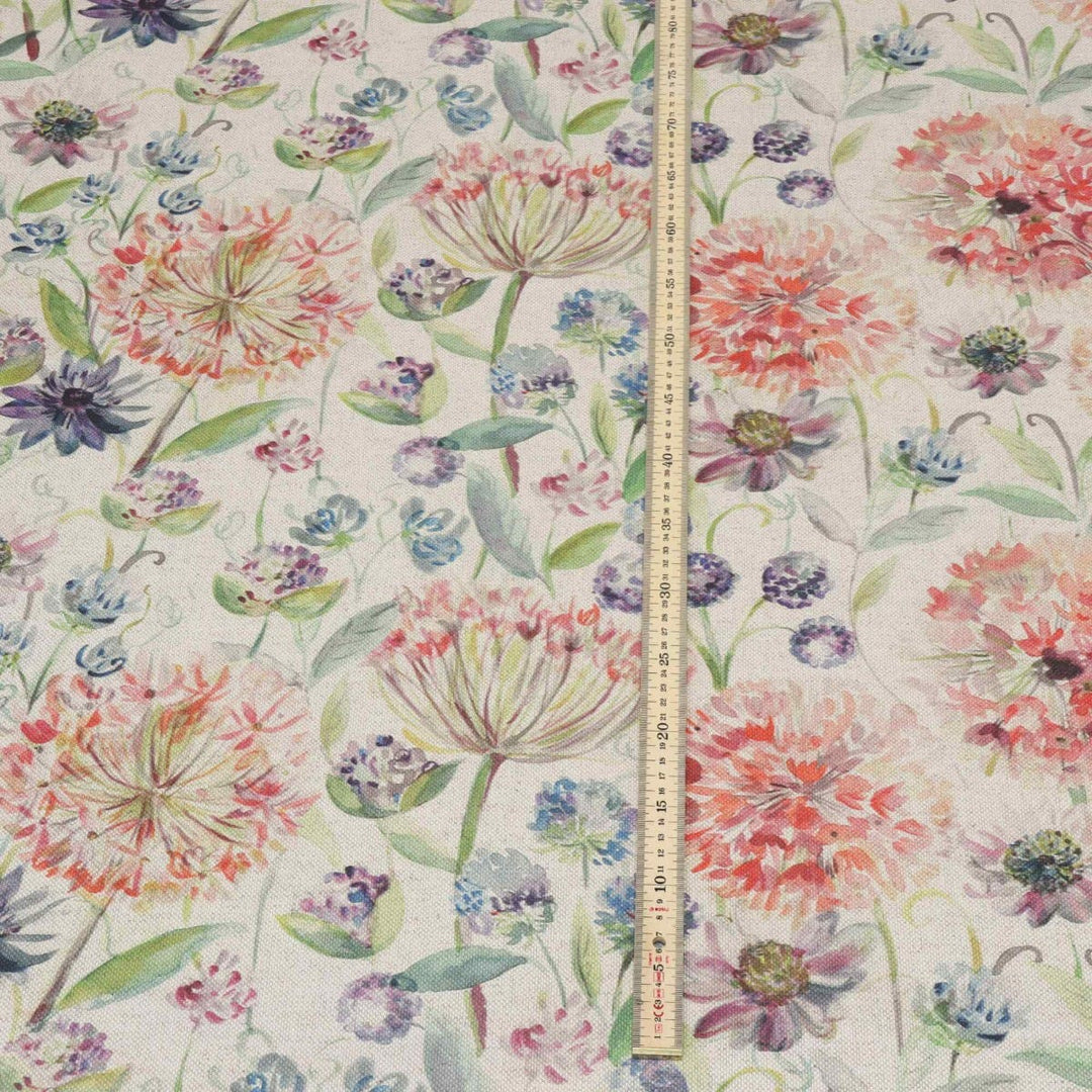 Voyage Pom Pom Floral Summer Fabric