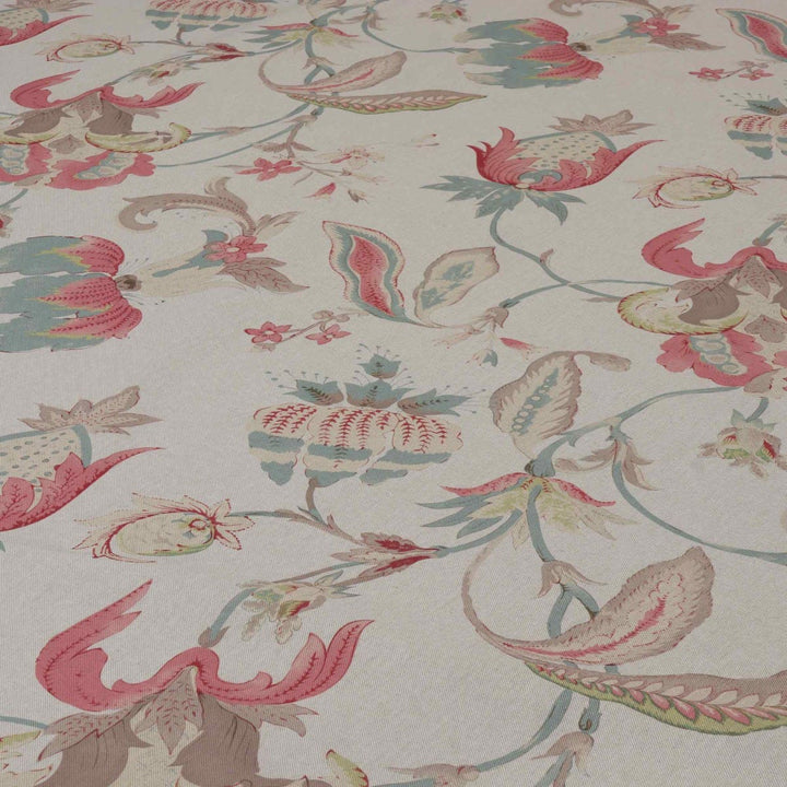 Jacobean Floral Rose Fabric