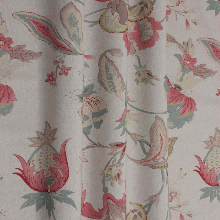 Jacobean Floral Rose Fabric