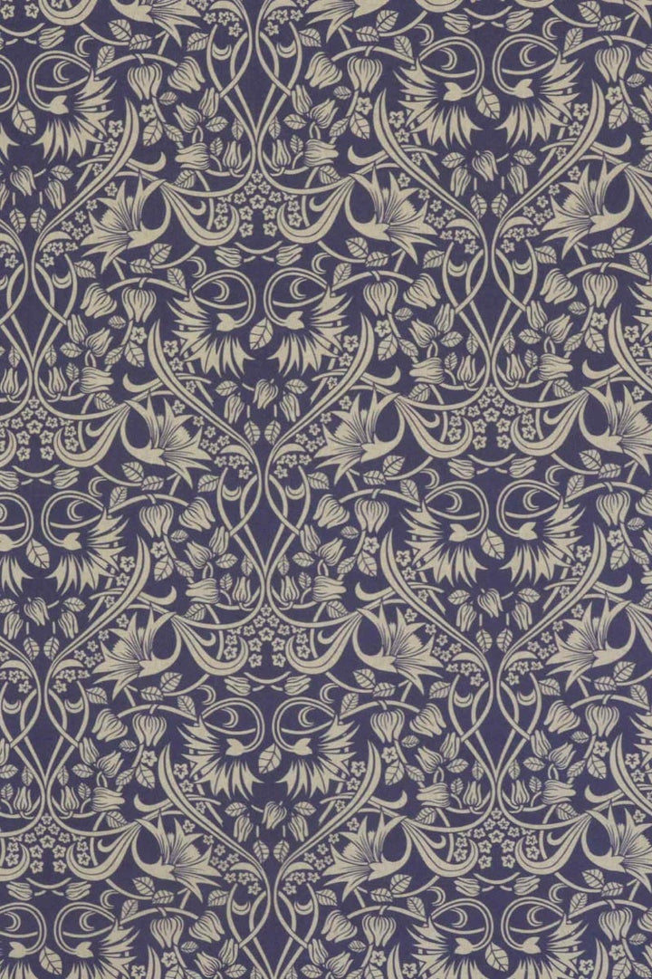 Morris Garden Navy 140cm Fabric