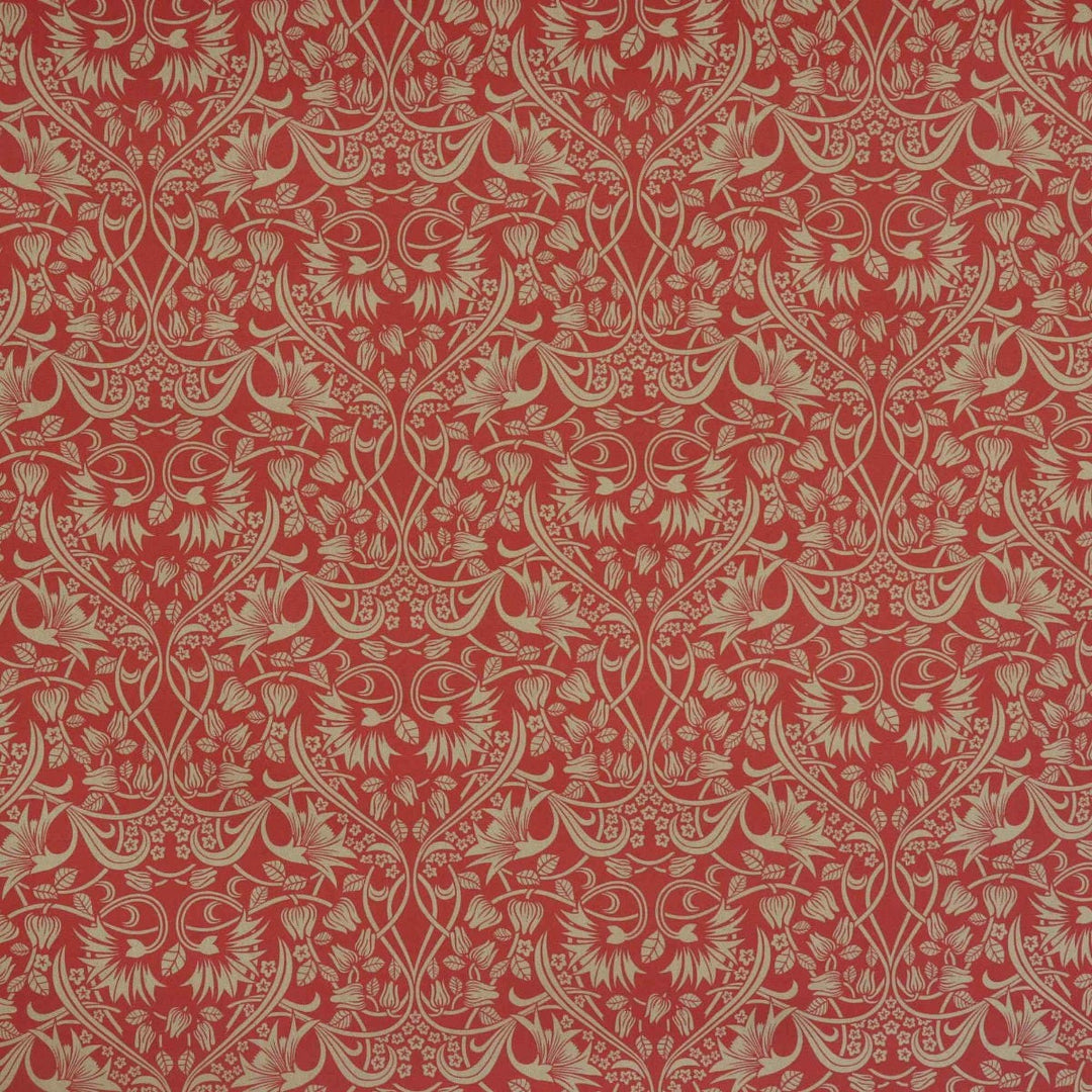 Morris Garden Red 140cm Fabric