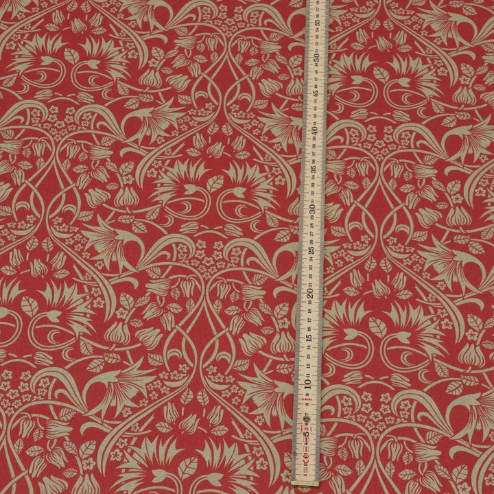 Morris Garden Red 140cm Fabric