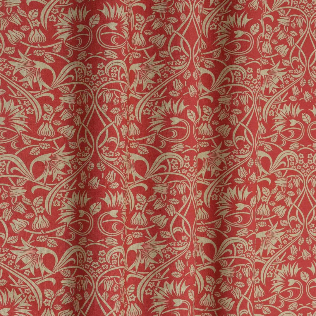 Morris Garden Red 140cm Fabric