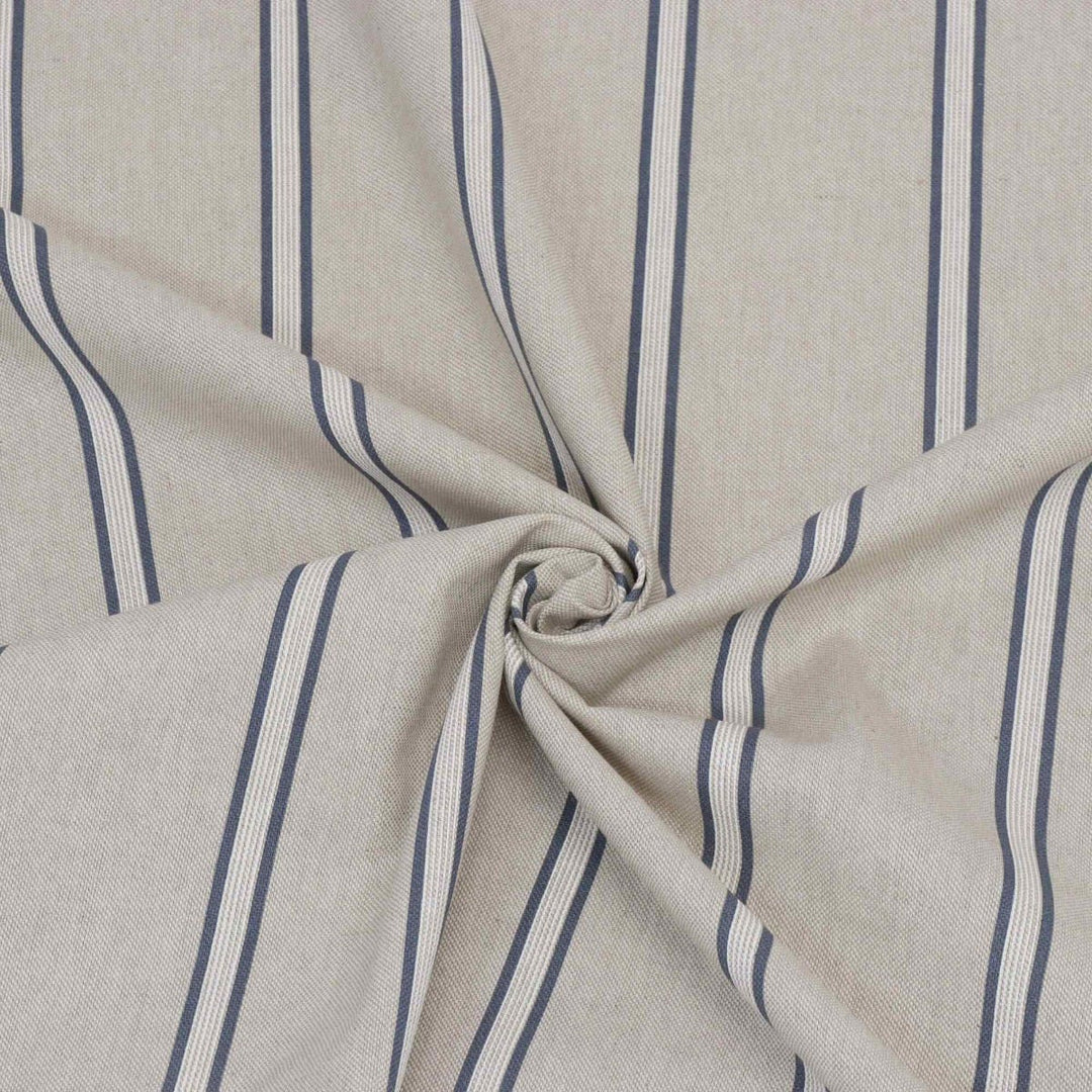 Columbia Stripe Navy Fabric