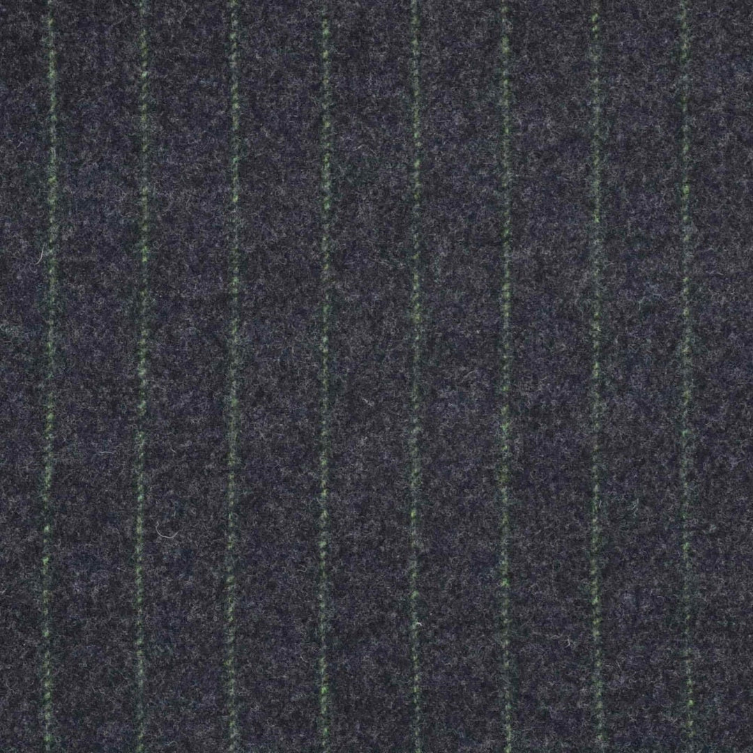 Abraham Moon Jermyn Stripe Green Fabric