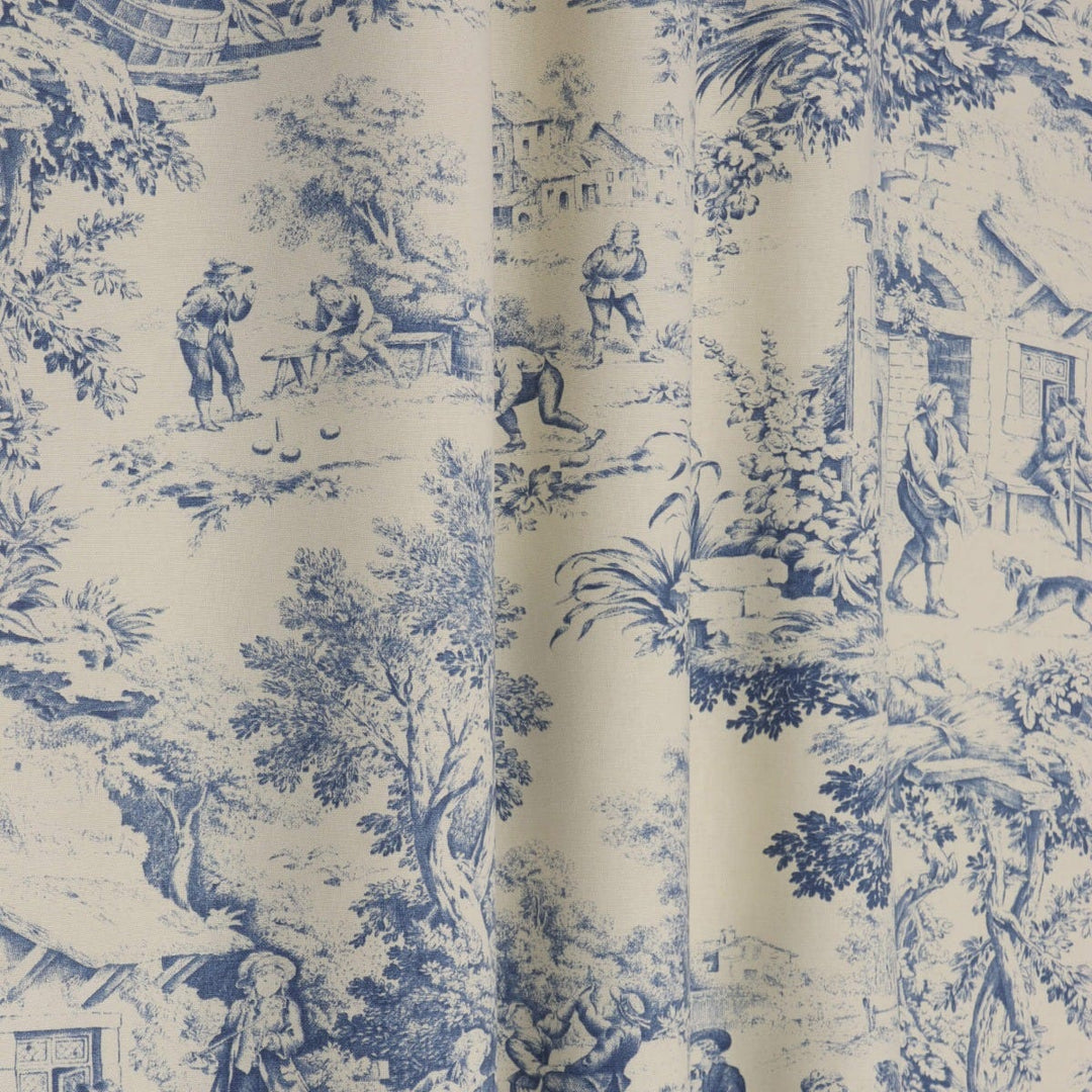 Festin Toile Blue Fabric