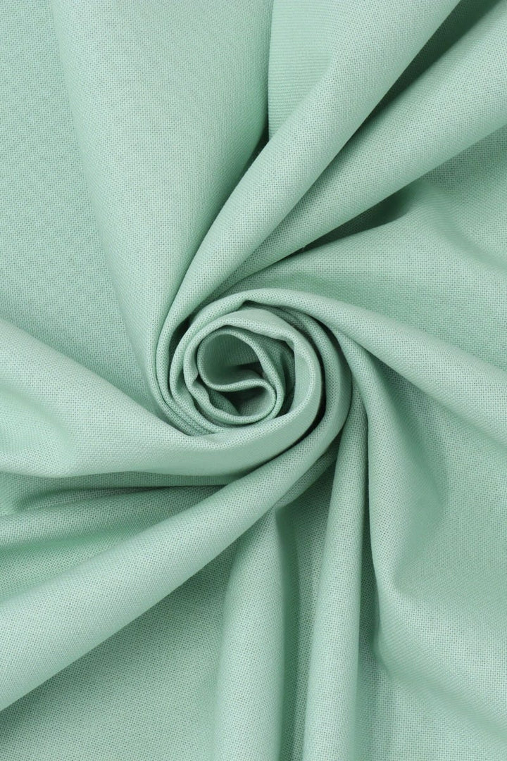 Double Width 100% Cotton Mint Fabric